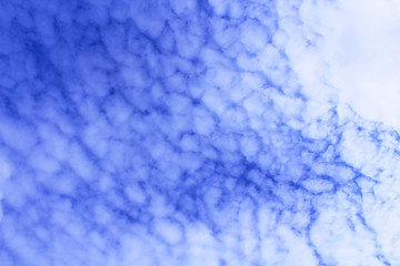 Beautiful wide cirrus clouds. Background. Scenery.