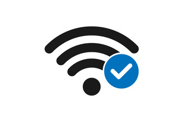 WiFi connected icon, WiFi available icon