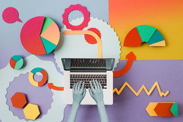 Collage of statistics charts.