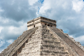 Mayan pyramid of Chicken Izta in Yucatan, Mexico
