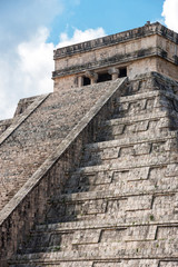 Mayan pyramid of Chicken Izta in Yucatan, Mexico