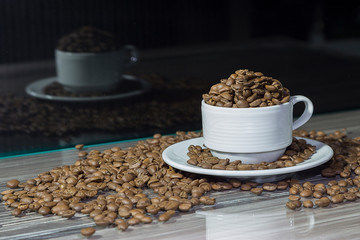 full cup of coffee