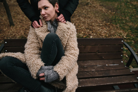 Indifferent woman