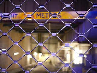 Fototapeta premium Fence in London at night