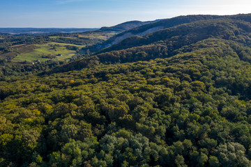 The Daruvar surroundings from the air 