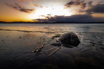 Early Spring Lake Ice