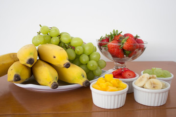 fruits fresh front view