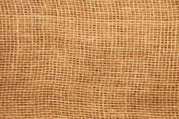Obraz premium natural canvas, burlap with large weave, background and texture, close-up, copy space, isolate