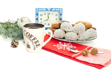 New Year and Christmas composition