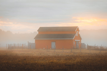 Misty Barn