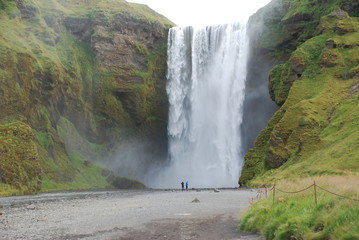 Waterfall in South Iceland
