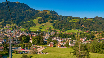 Fototapeta na wymiar Beautiful alpine view of Kitzbühel, Tyrol, Austria