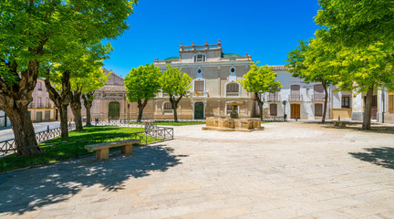 Fototapeta na wymiar San Pedro Square in Ubeda, Jaen, Andalusia, Spain.