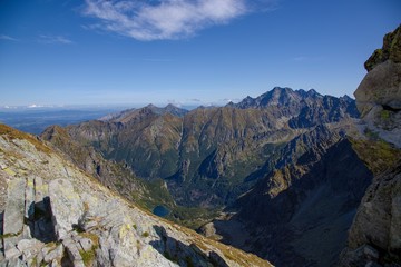 View from Rysy, High Tatras National park, Slovakia