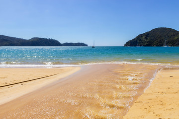 beach at Abel Tasman national park, New Zealand