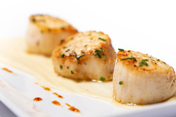 Scallops in Butter with Chives