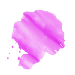 Watercolor Blob, Illustration Isolated On White Background