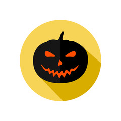 Halloween flat icon, universal icon for web