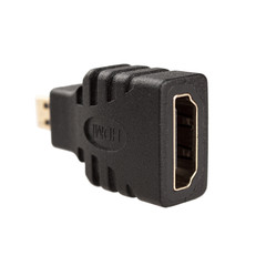 mini HDMI adapter and HDMI connector to connect external monitors to computer with HDMI cable...