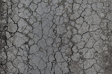 arid land cracked by drought, lack of precipitation and rain