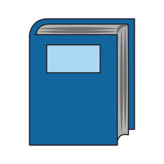 Education and books isolated icon
