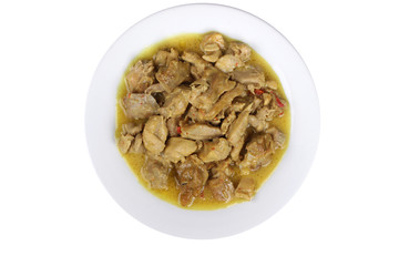 Photos of Turkey's Famous and Delicious Homemade Dishes for Hotel & Restaurant Orders and Menu and Internet and TV koru soslu tavuk chicken in curry sauce