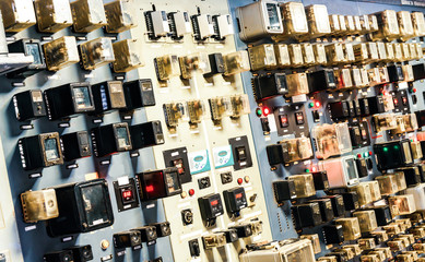 Relay room of an old electrical substation