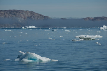 icy water in Greenland