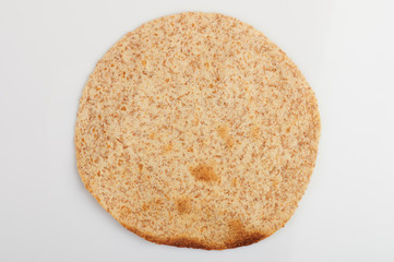 One toasted tortilla