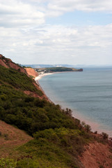 landscape of coast and sea