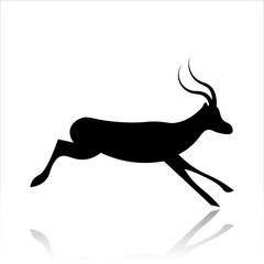 Antelope icon vector design. Wildlife icons