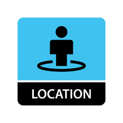 Location icon for web and mobile