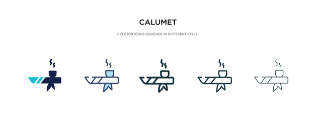 calumet icon in different style vector illustration. two colored and black calumet vector icons designed in filled, outline, line and stroke style can be used for web, mobile, ui