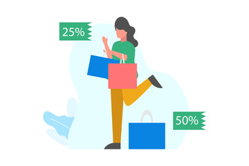 Cashback concept. Saving money. Money refund. discount. mega sale concept vector illustration concept for web landing page template, banner, flyer and presentation