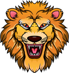 lion head mascot