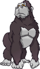 Fototapeta premium cute gorilla cartoon