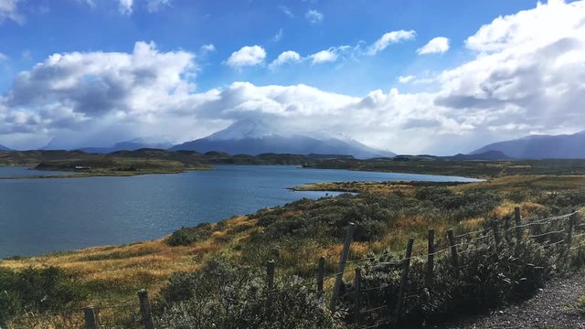 4k Timelapse-Seno la Ultima Esperanza, Puerto Natales, Chile