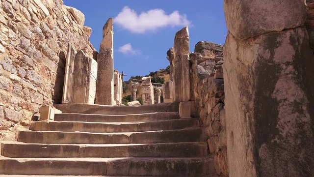 The ruins of the ancient city of Ephesus, Turkey