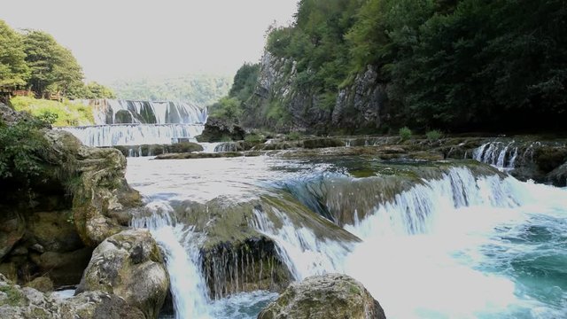 Der wundersch&ouml;ne Wasserfall von Strbacki Buk in Bosnien und Herzegowina