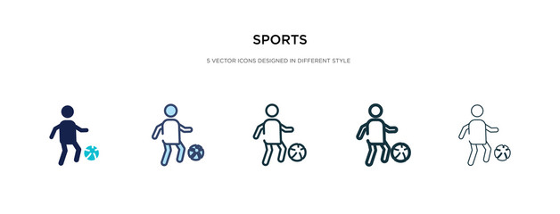 sports icon in different style vector illustration. two colored and black sports vector icons designed in filled, outline, line and stroke style can be used for web, mobile, ui