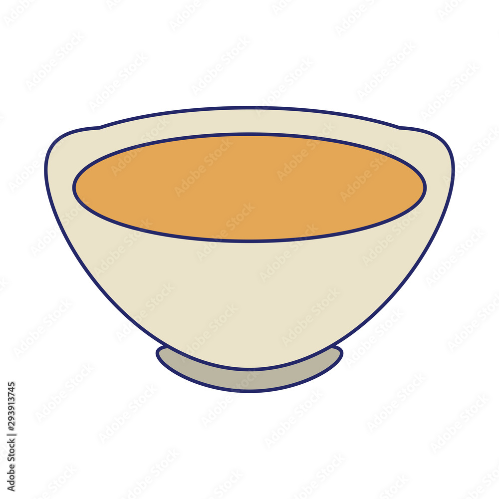 Poster chinese tea cup icon