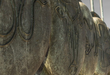 Ancient Greek Macedon shields of Alexander the Great's army