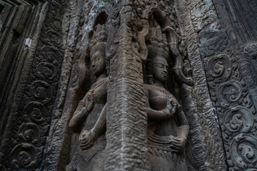 Obraz premium Angkor Wat Art in Siem Reap Province in Cambodia