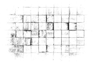 Dark messy dust overlay distress background. Grunge black and white. Abstract monochrome texture of paint, stains, scratched.