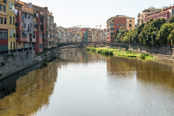 Fototapeta na wymiar City of Girona (capital of the province of Girona)