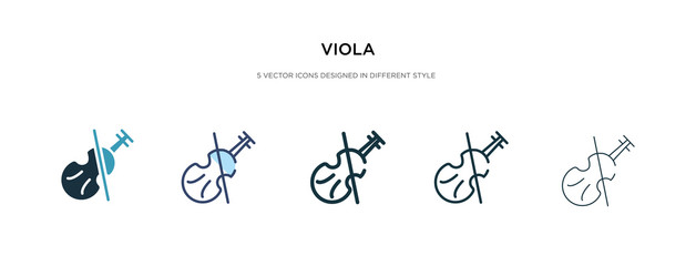 viola icon in different style vector illustration. two colored and black viola vector icons designed in filled, outline, line and stroke style can be used for web, mobile, ui