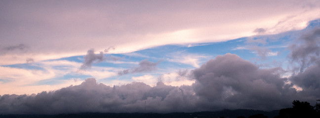 My head on the clouds