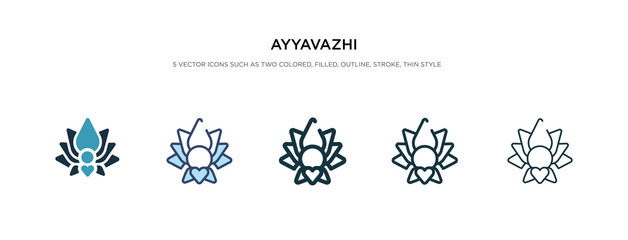 ayyavazhi icon in different style vector illustration. two colored and black ayyavazhi vector icons designed in filled, outline, line and stroke style can be used for web, mobile, ui