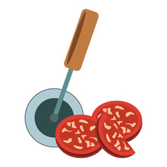 pepperoni slices design
