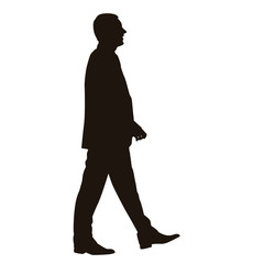 People Walking Silhouette